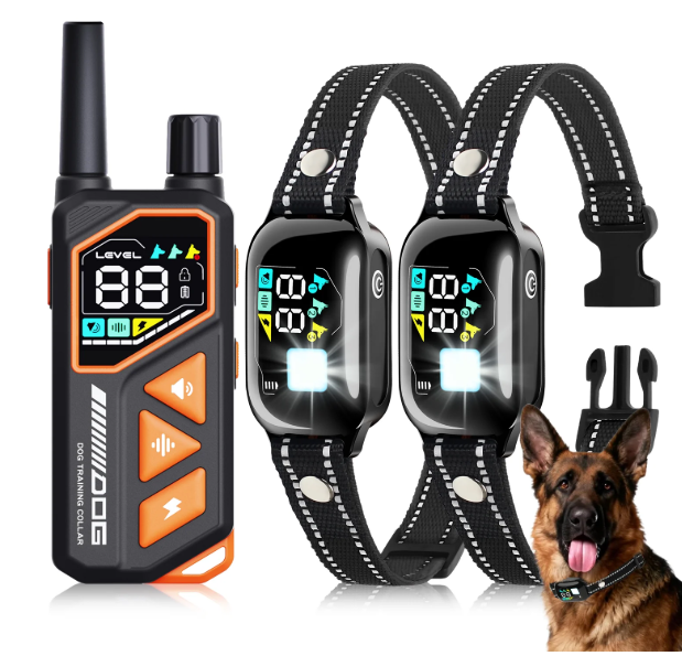 PetJoy Dog Shock Collar with Remote 2 Dogs - 3300Ft Dog Training Colla ...