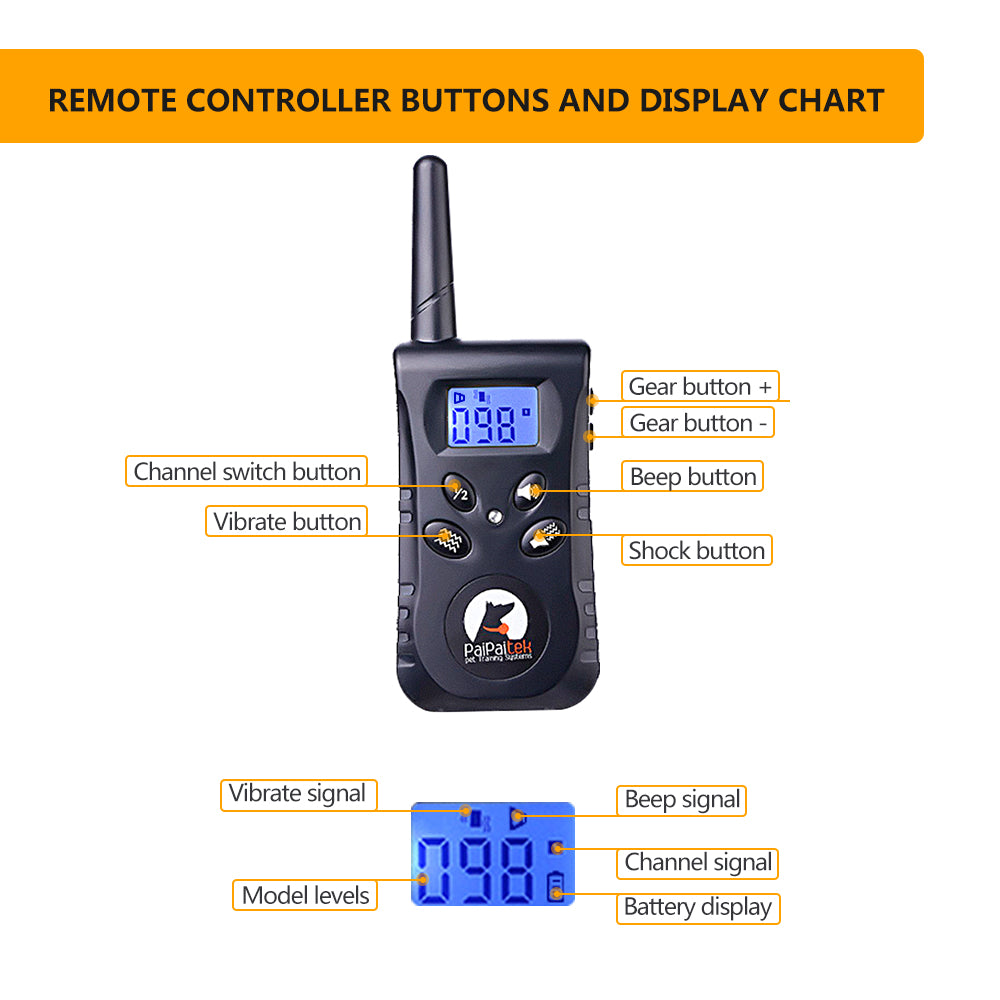 52d Remote PD 520V Remote Control Only No Shock – PaiPaitek